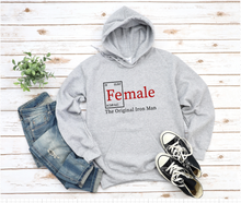 Load image into Gallery viewer, Female - The Original Iron Man - Hoodie