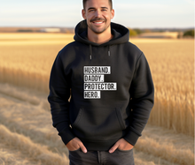 Load image into Gallery viewer, HUSBAND. FATHER. HERO... - Hoodie