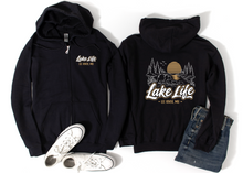 Load image into Gallery viewer, Lee River Lake Life - Bearly a Care - ZIP UP Hoodie