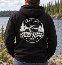 Load image into Gallery viewer, Bird River Hooked on Lake Life Hoodie