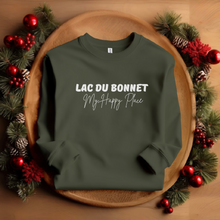 Load image into Gallery viewer, Lac du Bonnet/My Happy Place - Crewnecks
