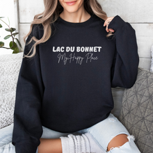 Load image into Gallery viewer, Lac du Bonnet/My Happy Place - Crewnecks
