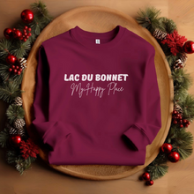 Load image into Gallery viewer, Lac du Bonnet/My Happy Place - Crewnecks
