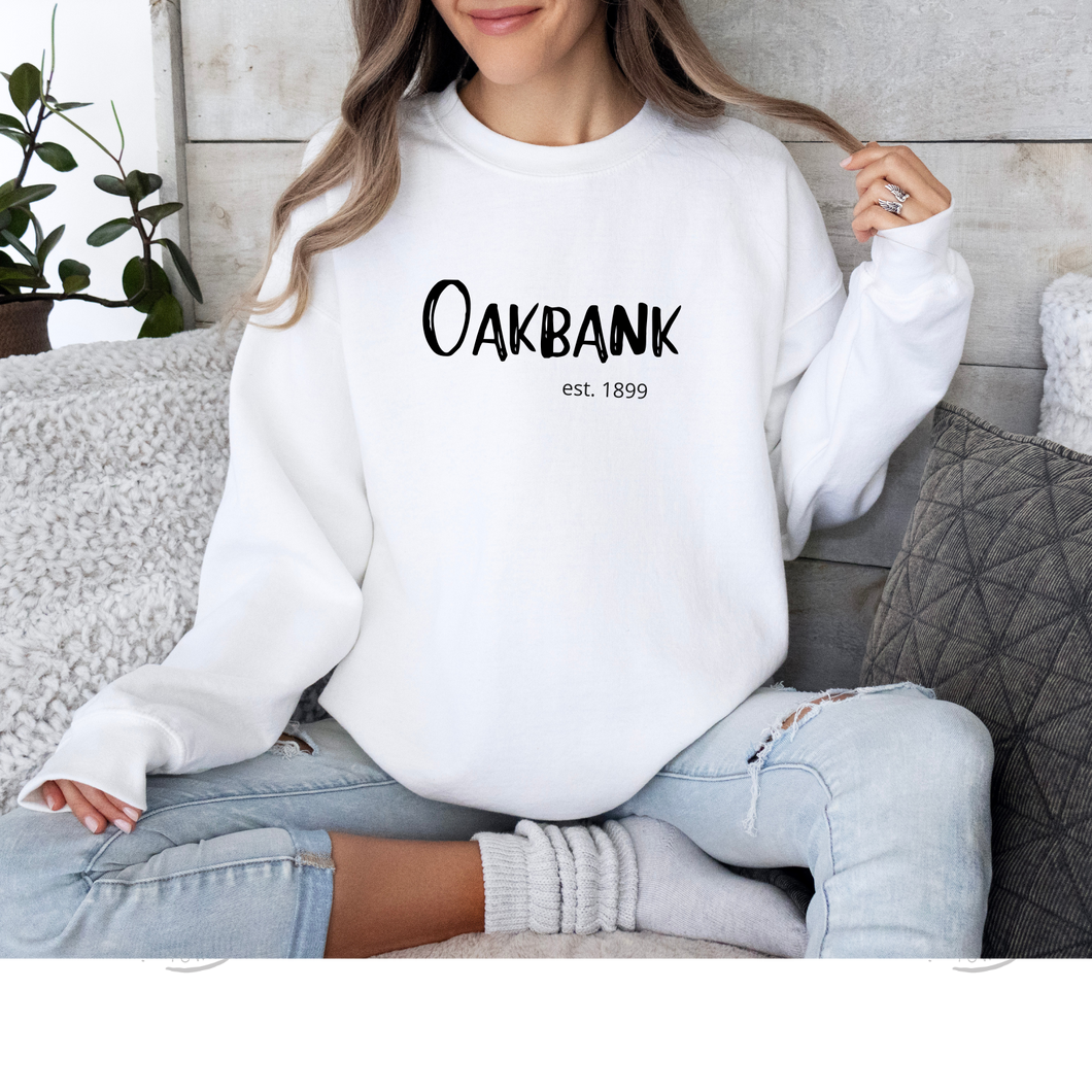 Oakbank Crewneck - BOLD Name Only