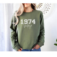 Load image into Gallery viewer, 50th BIRTHDAY - 1974 Vintage - Crewneck (view options)
