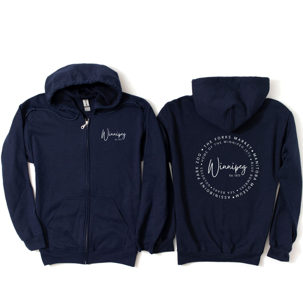 Winnipeg CozyZip Hoodies