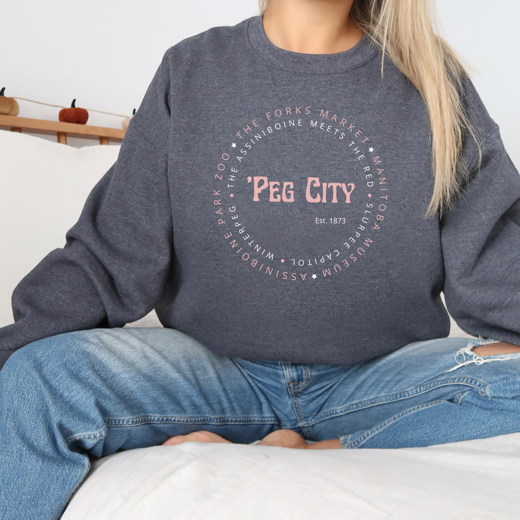 'PEG CITY Crewnecks