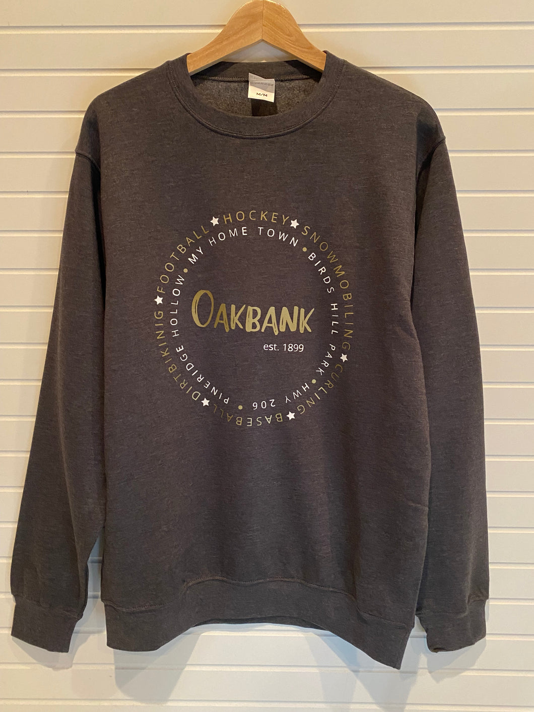 Oakbank Crewneck - Dark Grey - MEDIUM