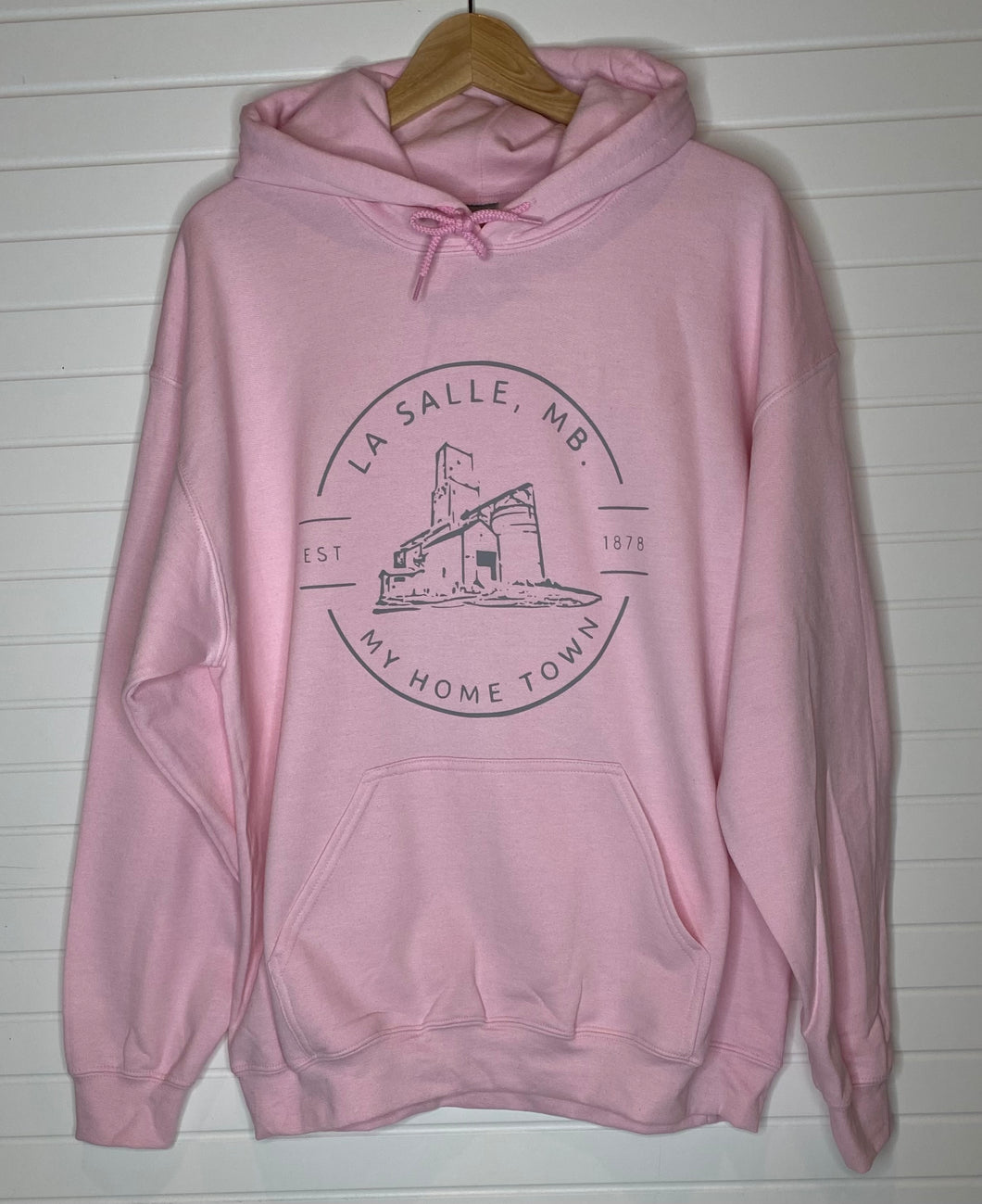 La Salle Hoodie - Pink - LARGE