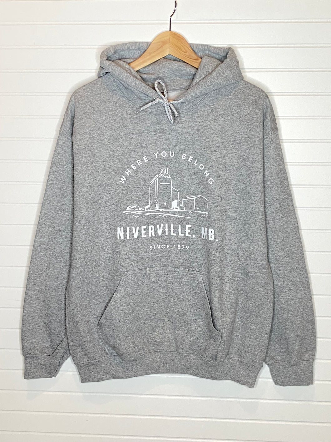 Niverville Hoodie- sport grey - MEDIUM