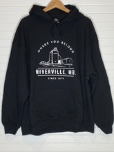Load image into Gallery viewer, Niverville Hoodie Where You Belong - LARGE (ONE LEFT)
