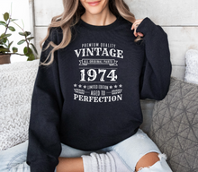 Load image into Gallery viewer, 50th BIRTHDAY - Vintage - CREWNECK (view options)
