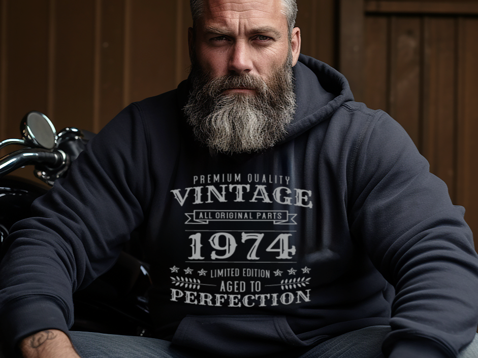 50th BIRTHDAY - Vintage - HOODIE (view options)