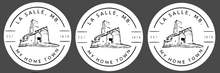 Load image into Gallery viewer, La Salle - My Home Town - 3X3&quot; WATERPROOF VINYL STICKER
