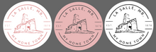 Load image into Gallery viewer, La Salle - My Home Town - 3X3&quot; WATERPROOF VINYL STICKER
