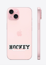 Load image into Gallery viewer, HOCKEY MOM - KISS CUT STICKERS (3&quot; wide)
