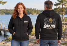 Load image into Gallery viewer, Bird River Lake Life - Bearly a Care - ZIP UP
