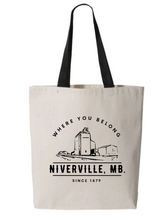 Load image into Gallery viewer, Niverville - CUSTOM TOWN PROUD 11L TOTE BAG (2 options)
