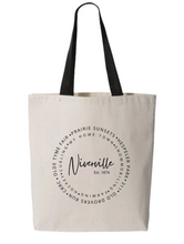 Load image into Gallery viewer, Niverville - CUSTOM TOWN PROUD 11L TOTE BAG (2 options)
